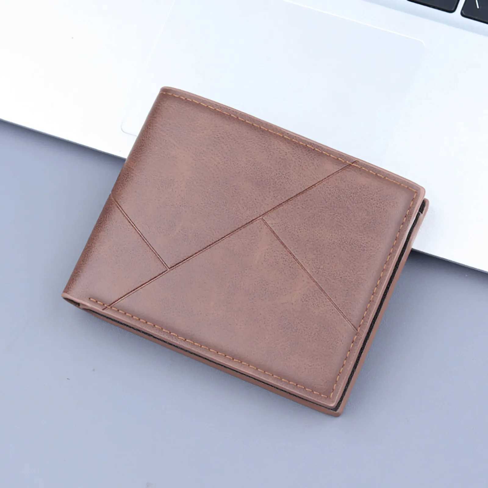 New Clutch Bag Fashion ID Short Wallet Women Men Leather Purse Multiple Card Coin Short Wallets Slim Small Wallet Zipper HaspW251120