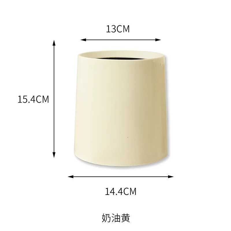 Mini Trash Bin Desktop Bin Small Trash Can Tube with Cover Bedroom Trash Can Garbage Can Clean Workspace Storage Home Box Desk C251120