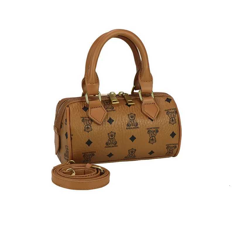 2025 New Barrel Crossbody Bag for Wen Jacquard-Textured Adjustable Shoder Purse Feminine Luxe Day to Night Y251120