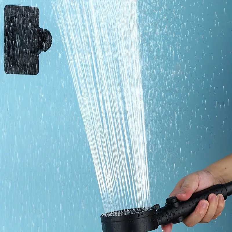 1 high-pressure multifunctional handheld nozzle 5 modes 360 adjustable detachable hydraulic jet shower head and pause switchM251120