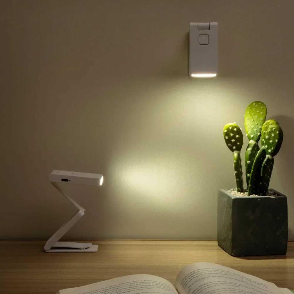 New Night Lights USB Rechargeable Folding Portable Reading Book Lights Eye Protection 3 Light Colors Adjustable Brightness Lamp M251120