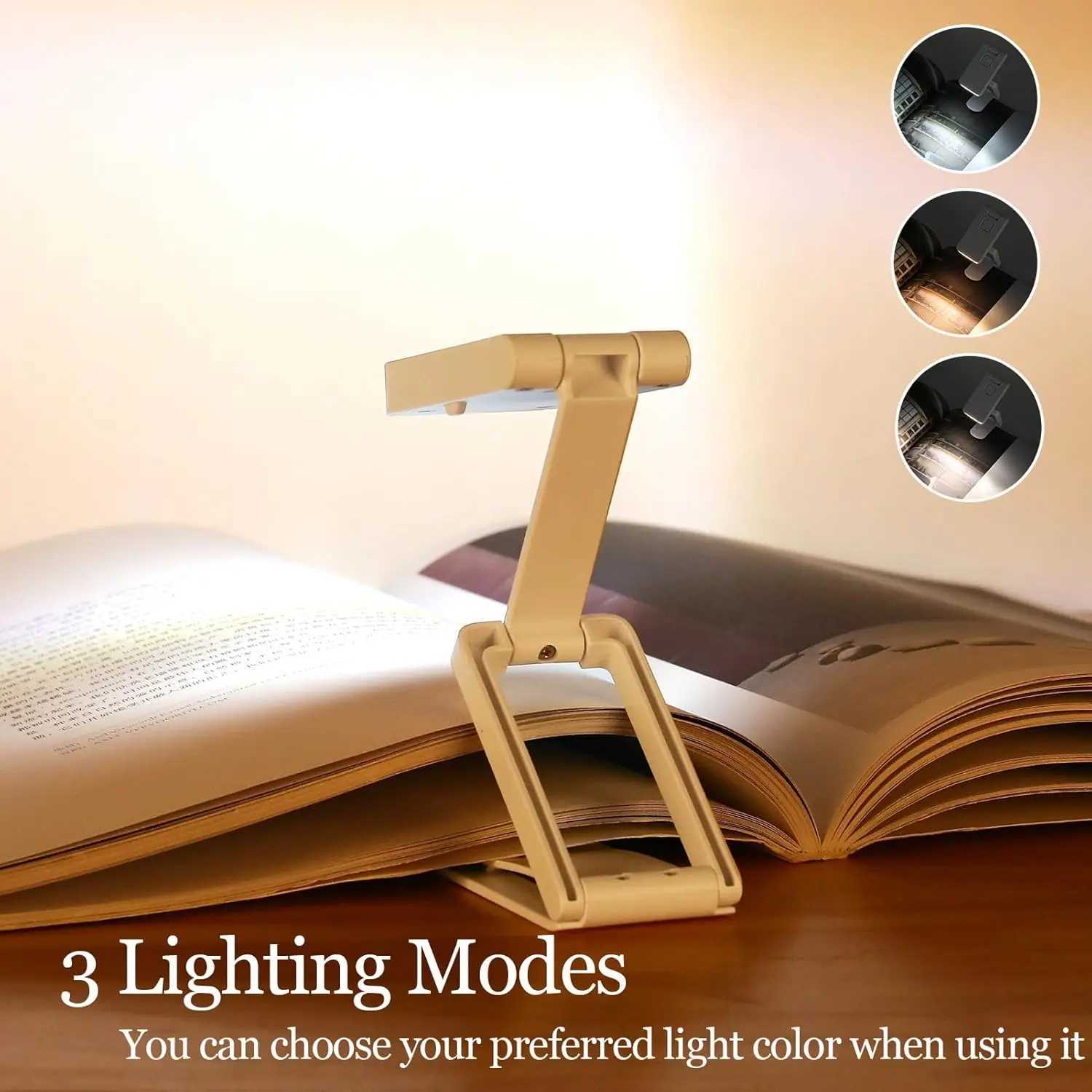 Read Light Mini Book Light Reading Clip Book Light With Timer Rechargeable Clip-on Bookmark Light Led Portable Bedside Desk Lamp M251120