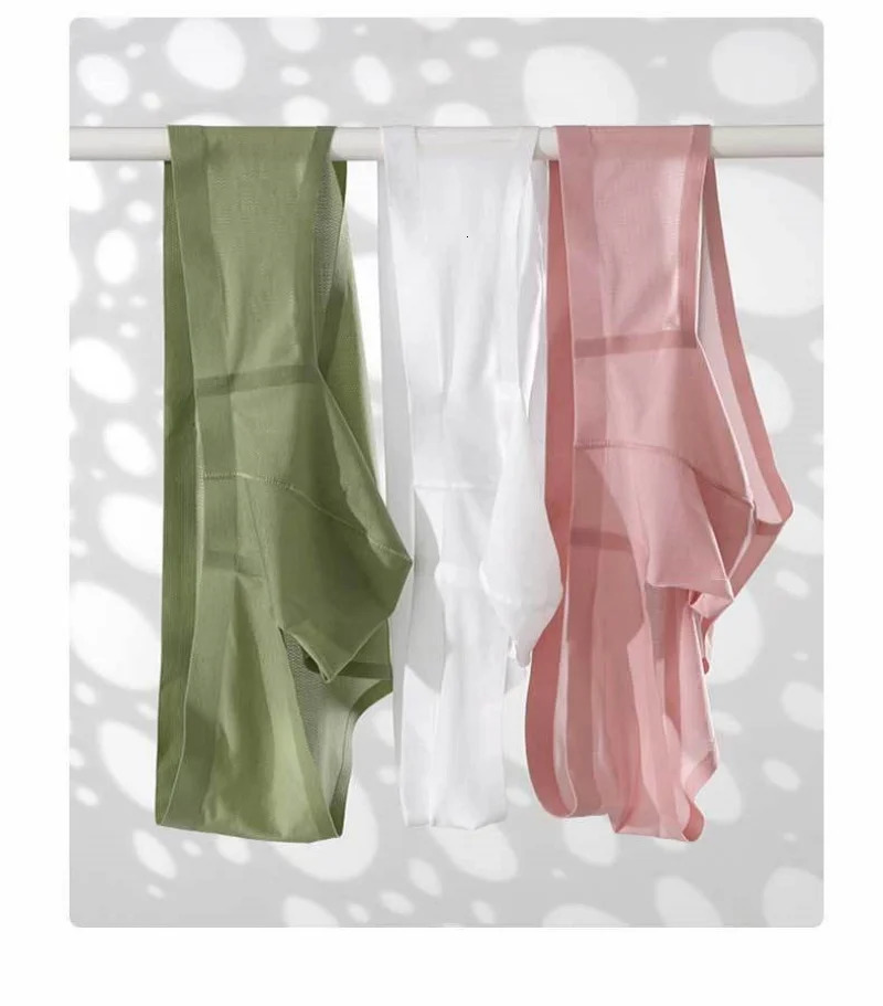 1 piece of mens sexy silk seamless underwear low waist Ushaped transparent pocket summer breathable high elasticity 250417