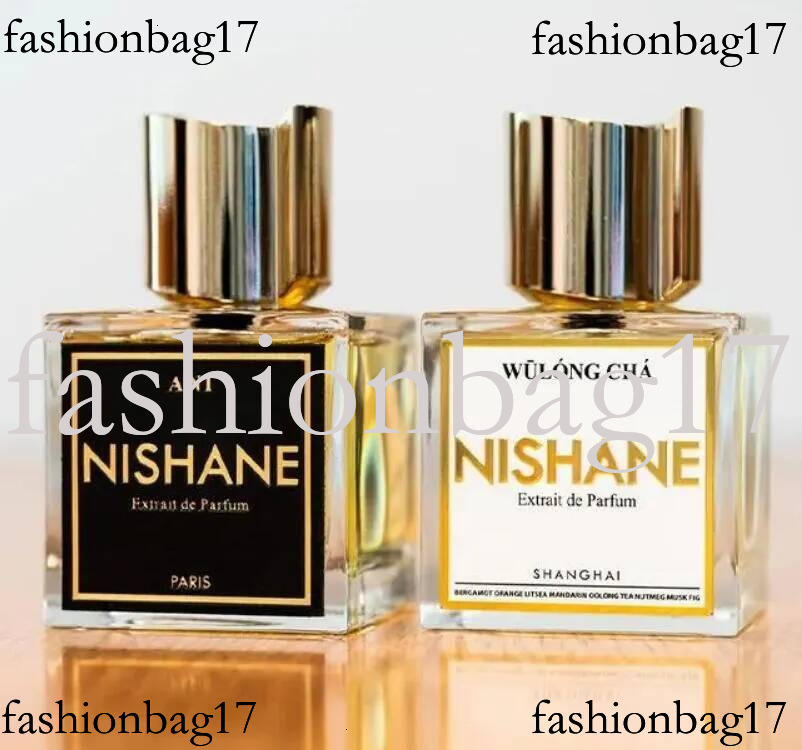 New Nishane Ani Perfume Wulonha Nanshe EGE Hacivat X Fan Your Flames 100Ml Fragrance Man Women Extrait De Parfum Long Lasting Smell Unisex Neutral Col