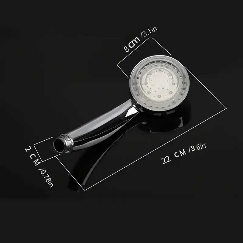 LED luminous shower handheld small flower shower color changing no battery hydroelectric power generation bathroom accessoriesM251120