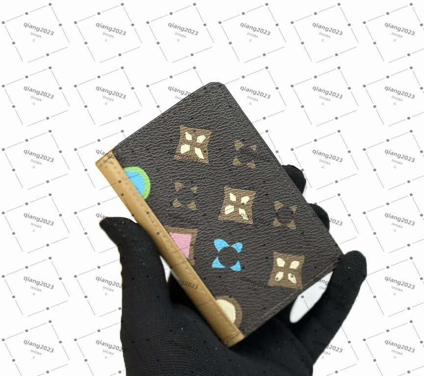 Designer Multiple Small Wallet for Men Women Fashion Macassar Card Holder Shadow Pocket Organiser Premium Quality Classic Floral & Monogrammed Mini Purse with