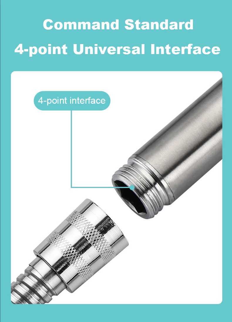 304 Stainless Steel Shower Head High-pressure Handheld Bathroom Wall Mounted Pressurized Water Saving Rainfall Shower HotM251120