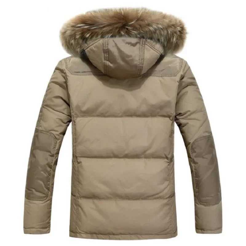 High Quality Mens Winter Jacket Thick Snow ParkaS Overcoat White Duck Down Jacket Men Windbreaker Brand Down Coat Drop ShippingXJ251120