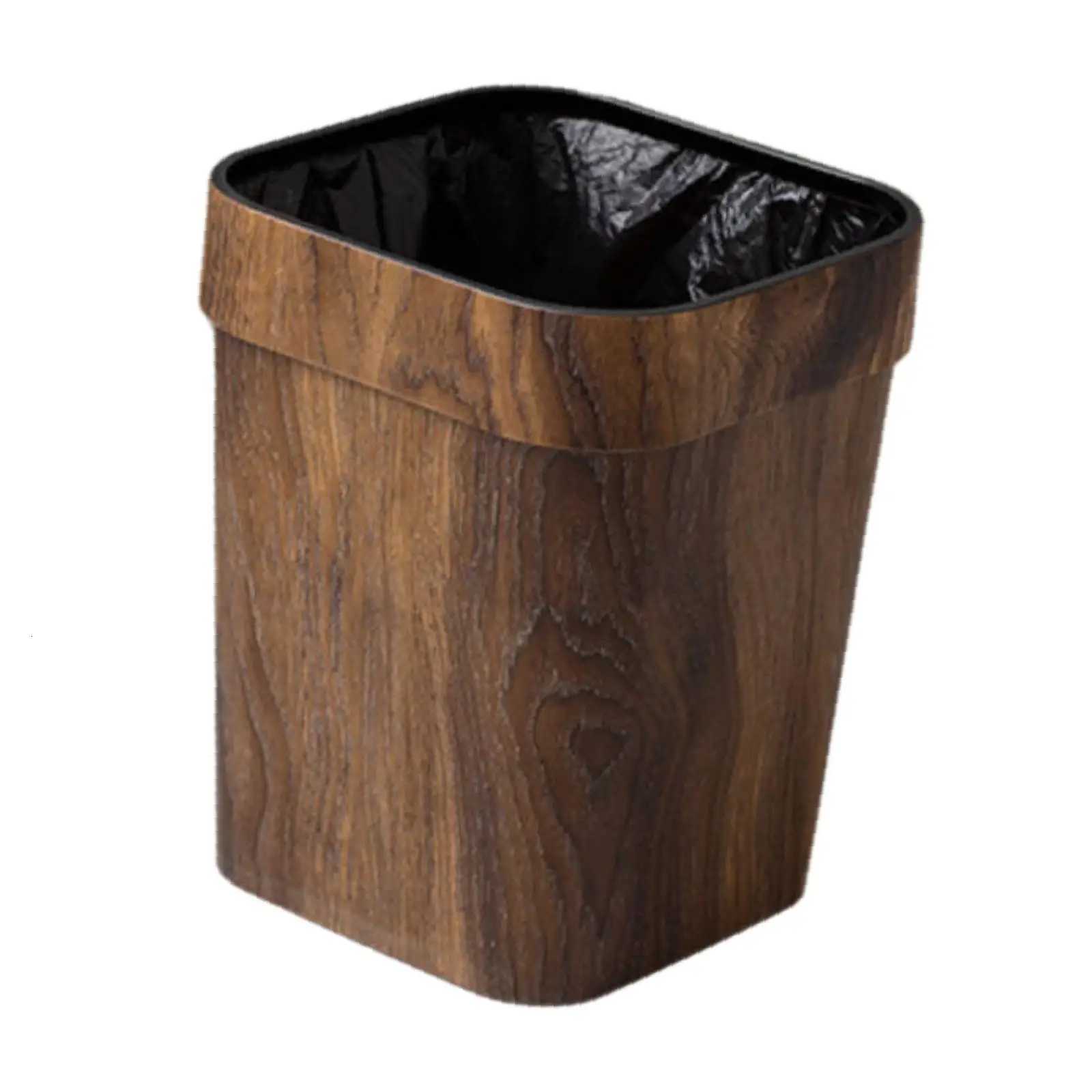 Trash Bin Farmhouse Small Narrow Garbage Can for Dorm Room Office Kitchen C251120