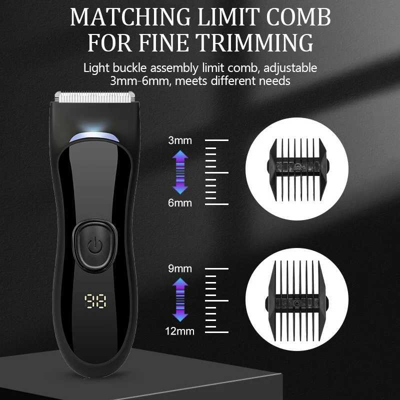 Electric HairClipper Men Haircut Machine Beard Machine Shaving Body Hair Trimmer Clippers Barber Gentleman Shaver WashableT251120