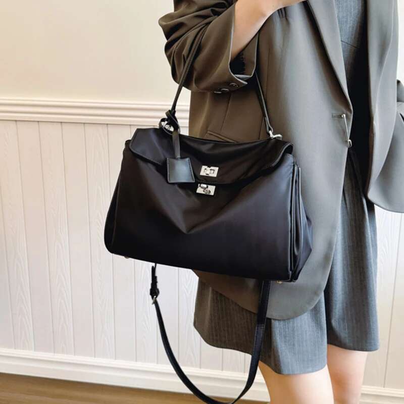 2025 Brand Rodeo Handbags Spring Summer Nylon Shoulder Bags Fashion Sier Buckle Totes Women Underarm Bag