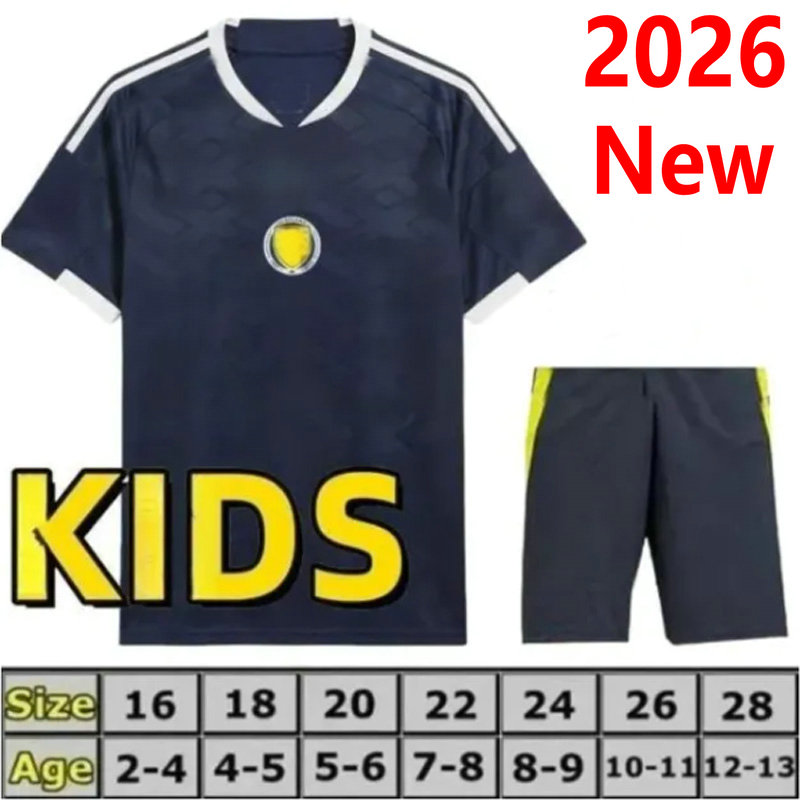 2026 Men kids Scotland soccer jerseys 26 27 home away fans player McTominay Ferguson McGinn Tierney Robertson football shirts SHANKLAND CHRISTIE maillots de futol