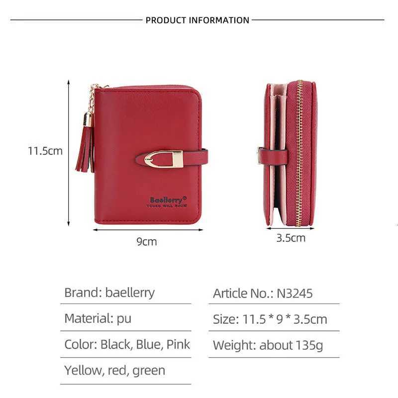 Baellerry New Short Women Wallets Name Engraving Zipper Organ Card Bag Wallet For Girls Quality Card Holder Brand Female PurseW251120