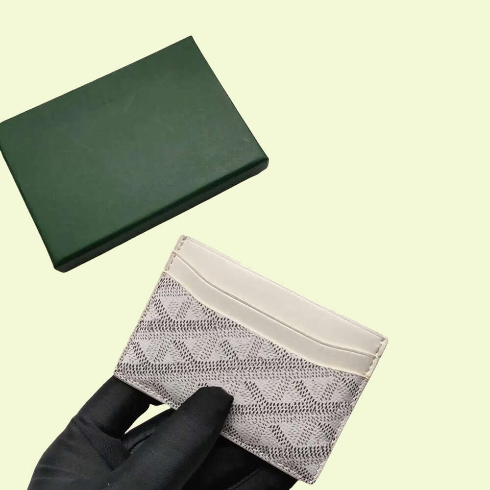 Hot Luxurys Wallets Designer Holder Men Women Wallet Genuine Famous Leather Purse With Box Wholesale Top Quality Holders Coin 6 Card Slots Key goness yards wallet