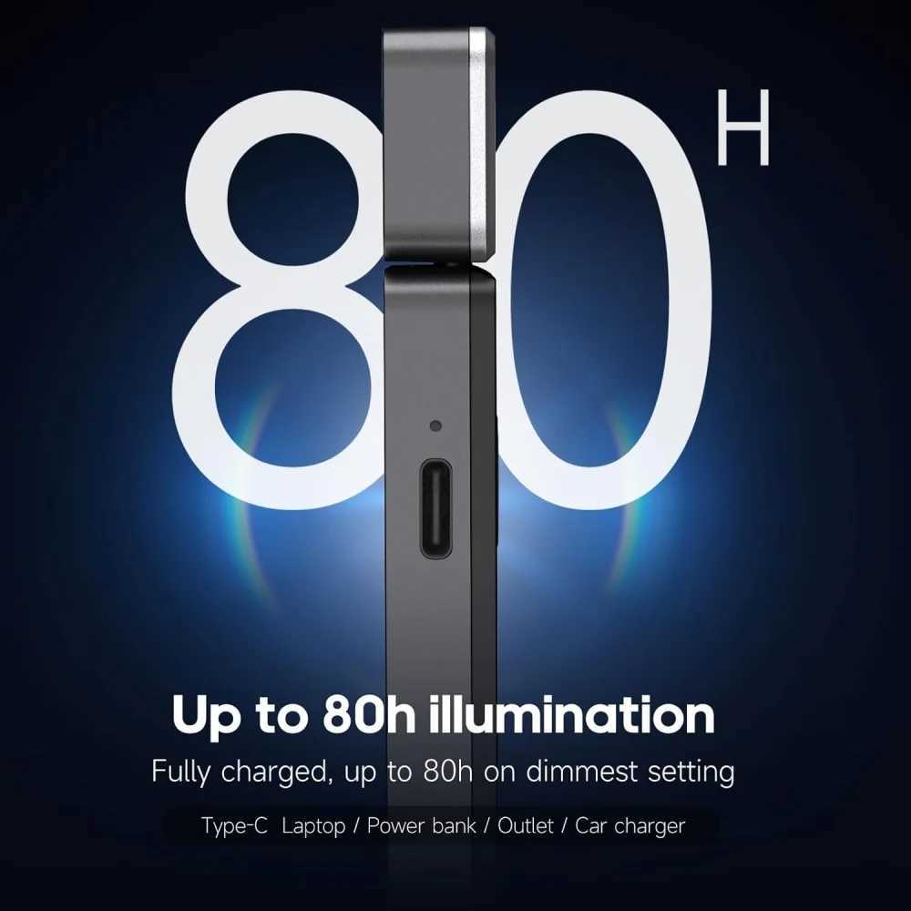 Usb Rechargeable Clip On LED Reading Light Portable Mini Reading Book Light Kids Read Light Bedroom Reading Night Ligh Book Lamp M251120