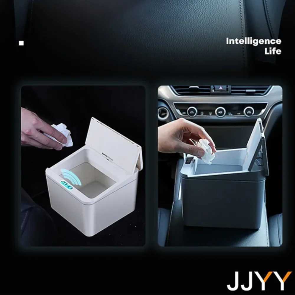 4L/6L Intelligent Sensor Organizer Desktop Contactless Auto Open Trash Can for Car Office Home C251120