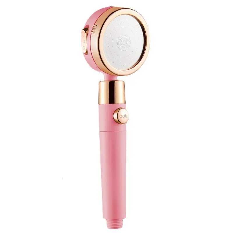 Three-speed Adjustment 360 Degree Rotation with One Key To Stop Filter Shower Head Water Saving Rainfall Round Spray NozzleM251120