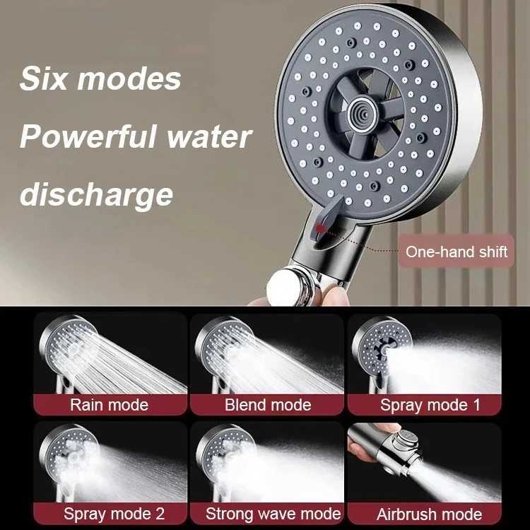 Handheld High Pressure Shower Head with Purifying Spray Super Mist Nozzle for Home Bath Boosting Water Flow Chlorine RemovalM251120