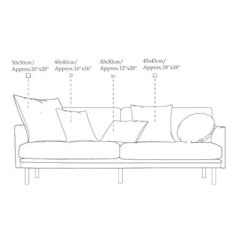 Pillow Case Design Luxury Sofa Cushion Cover Simple Striped Cover for Home Hotel Sofa Bedroom Decoration 30x50 45x45 50x50cm C251120