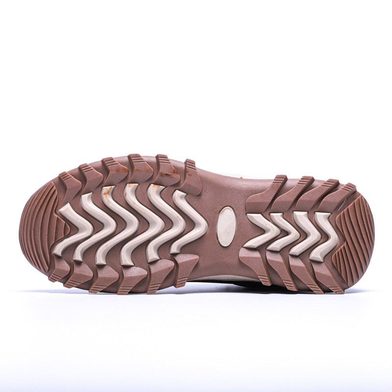 Large Size Winter High-Top Unisex Shoes Warm Cotton Sneakers Non-Slip Outdoor Snow Boots & Hiking Shoes Comfortable Men's Athletic Footwear