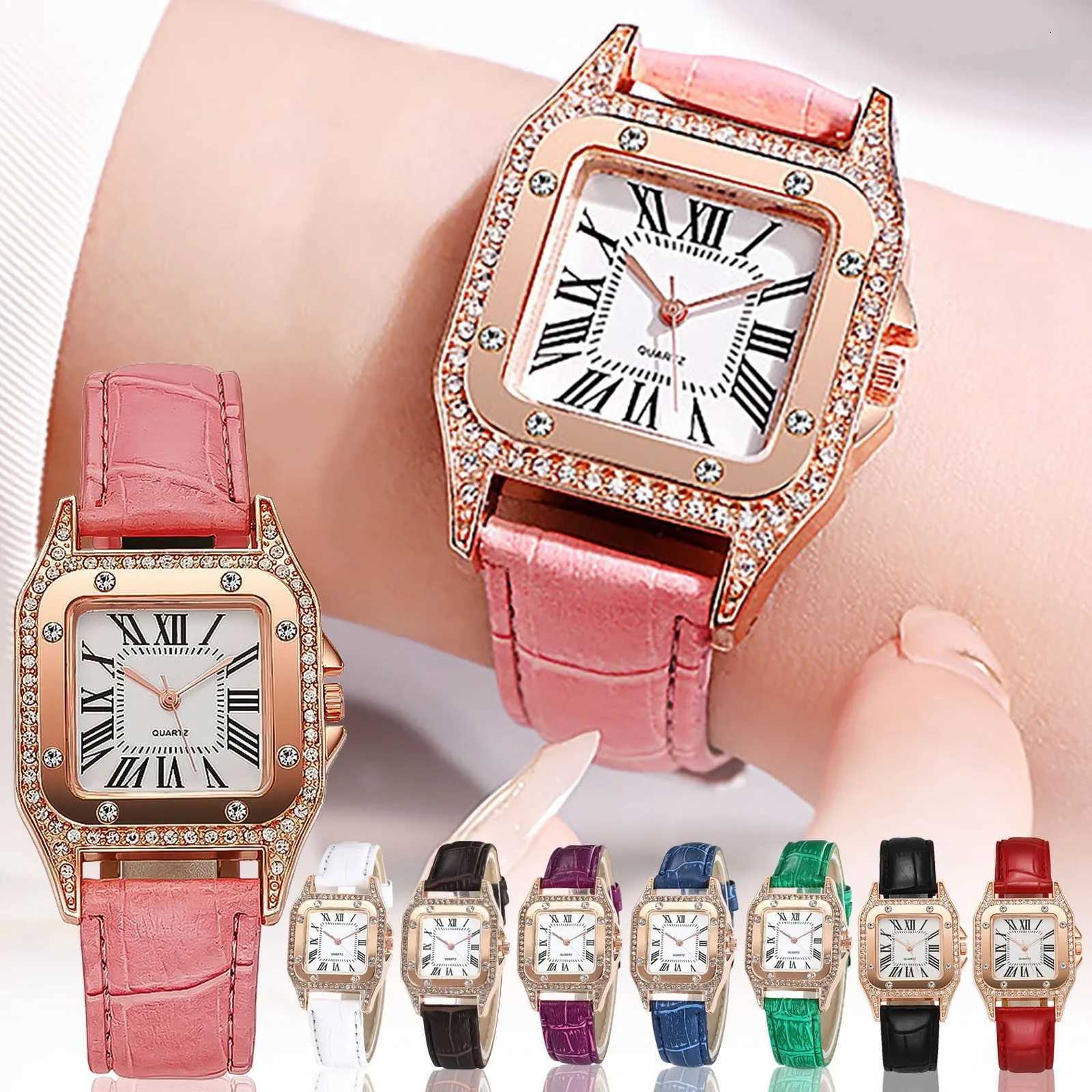 Top Brand Elegant Women Leather Strap Watch Casual Ladies Quartz Wristwatch Female Bracelet With Watch Set Clocks Reloj MujerXJ251120