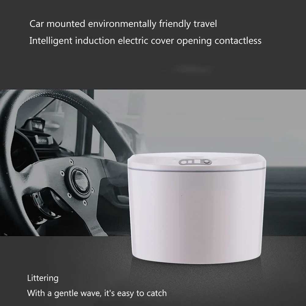 3L Electric Sensor Trash Can Removable Garbage Bin Automatic Desktop Waste Bin Clean Accessories for Home Office C251120