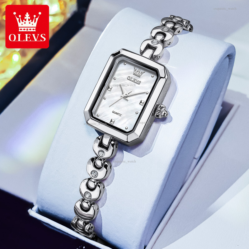 OLEVS Designer Women's Sexy Sporty Fashionable And Casual Barrel-shaped Quartz Waterproof Luminous Women's Watches Luxury Watches Free Deliv