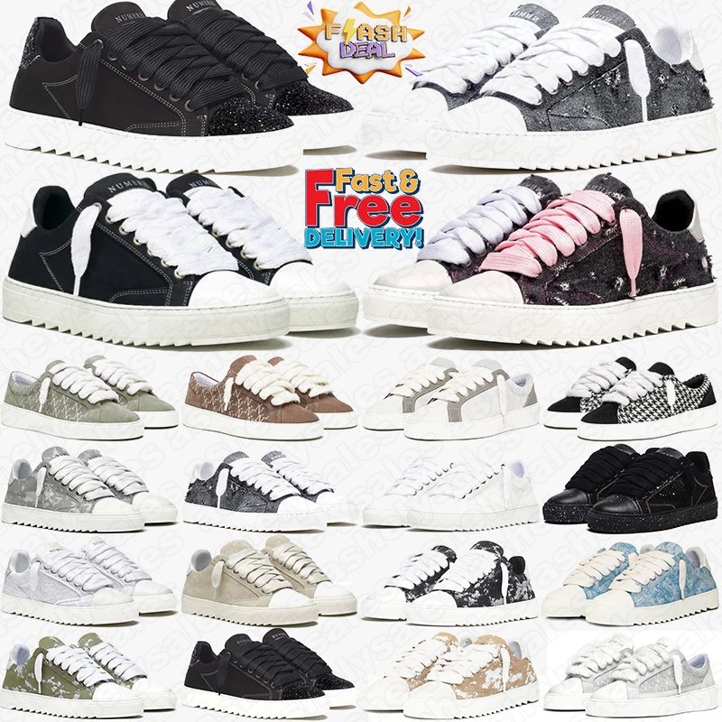 with box designer shoes sneakers numeris atelier women mens trainers chaussures shoes womens men leather platform flat skatebording casual luxurys 36-47