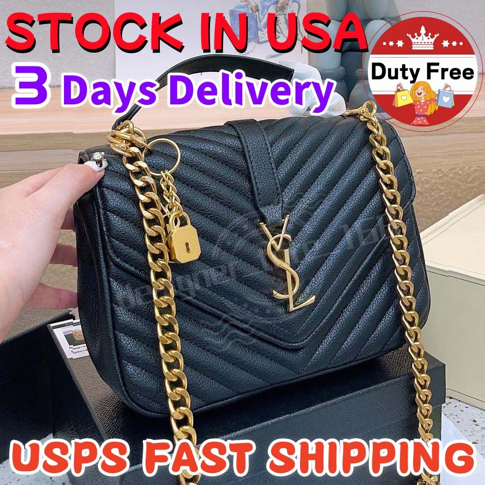 Designer bag texture handbag lady's chain crossbody bag shoulder bag flap buckle multiple pockets with small lock decoration armpit bag party bag multi-color wallets