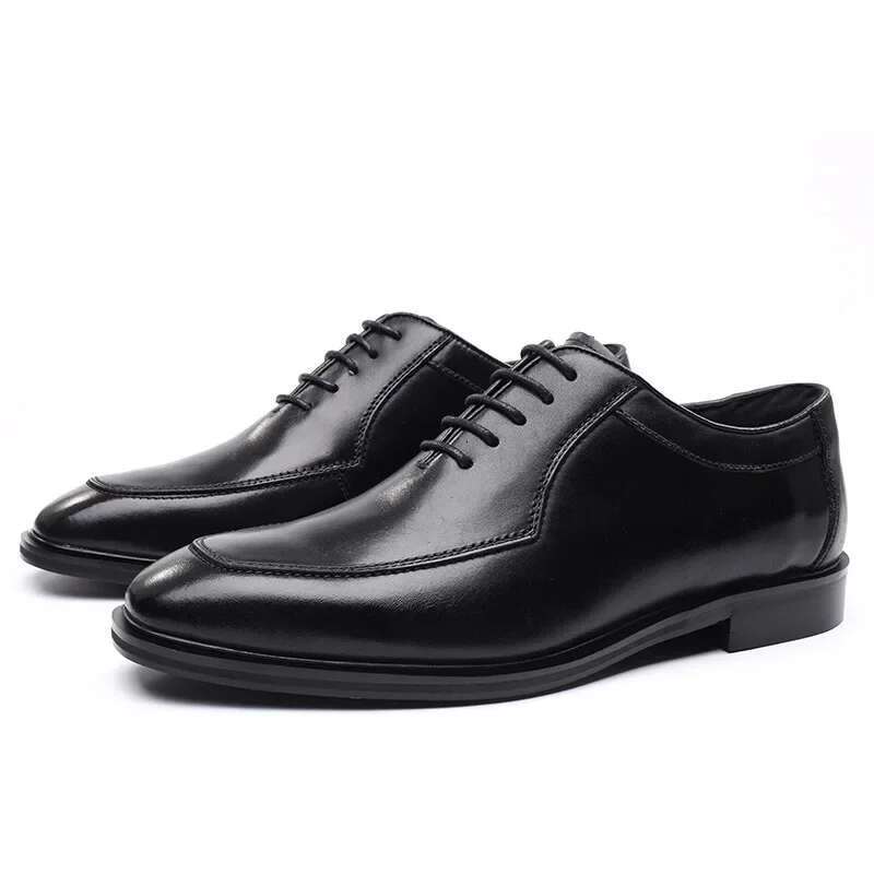 Retro Hot Zipper Formal Office Business High Quality Men Party Wedding New Casual Shoes