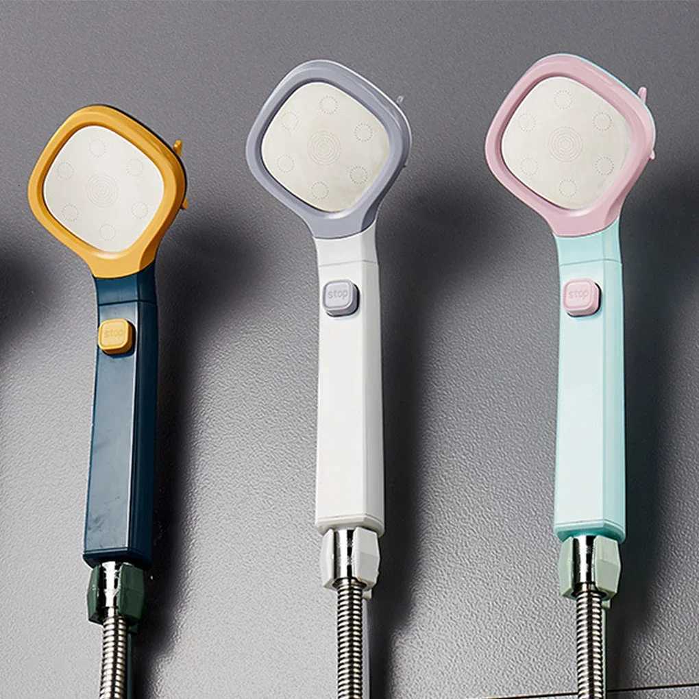 4 Modes Bath Shower Filter Adjustable Jetting Shower Head High Pressure Rain Showerhead Bathroom Saving Water Plastic SPA SprayM251120