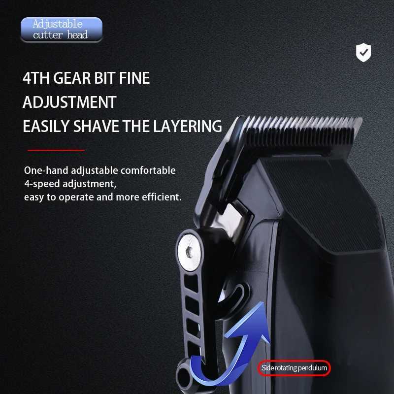 KEMEI Electric Rechargeable Best Hair Trimmer Professional Cordless Barber Hair Clipper Trimmer KM-1856T251120