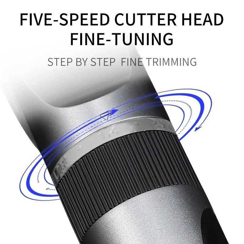 Professional Cordless Rechargeable Electric Hair Clipper - For Men Adults Kids Barber-Grade Hair Trimmer Cutter MachineT251120