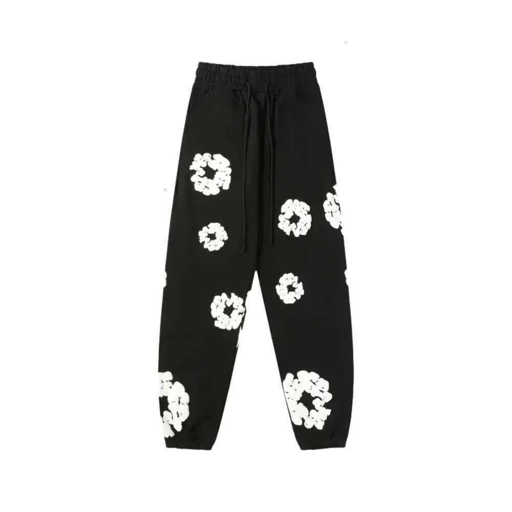 Denim Tearlys Floral Hoodie & Sweatpants For Men - American Style Cotton Blend Full Designer Jacket Tracksuit Men Polo Veste Coat Sleeve Tracksuit Cotton Wreath Ee5 232