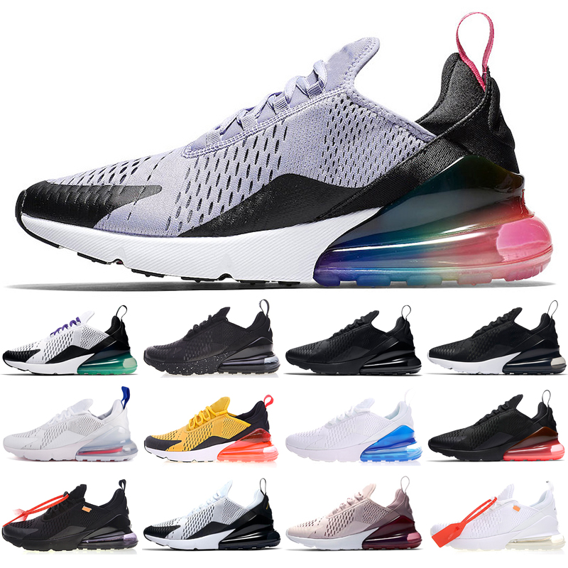 New Arrivals casual For Men Black Triple White Cushion Mens Sneakers Fashion Athletics 270 Trainer Casual Shoes size 36-46