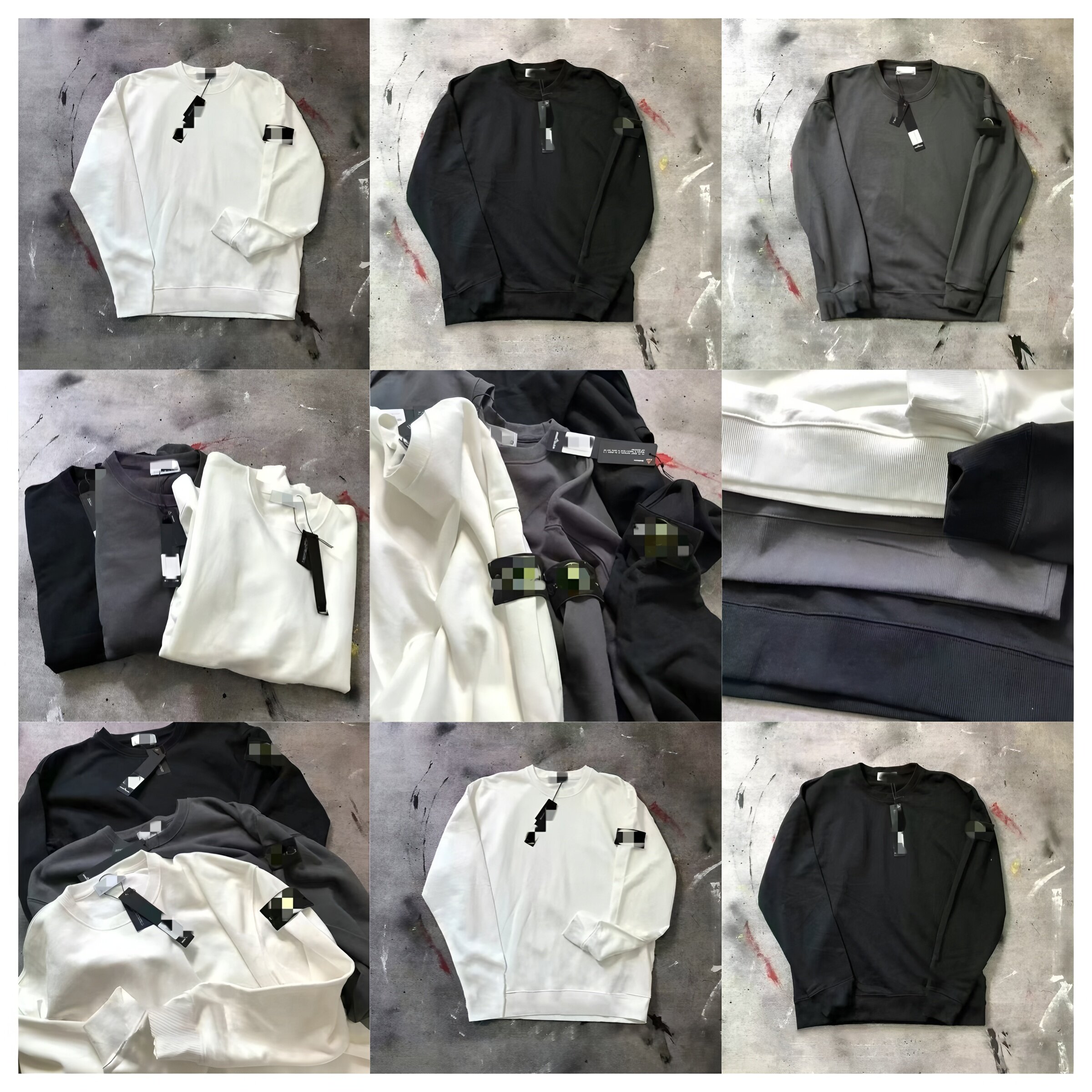 ST Brand Designer Sweatshirts Student Pullover Hoodie for Men and Women Autumn and Winter New Styles Loose Plus Size