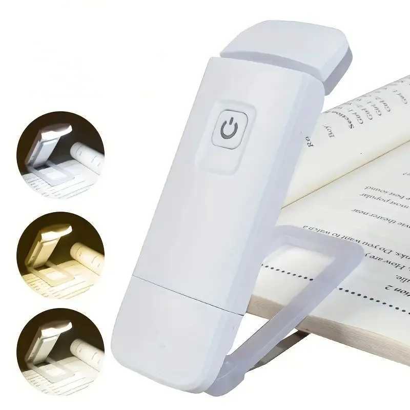 Book Light Clip USB Mini Eye Protecting Portable Rechargeable Foldable Light Lamp for Reading M251120