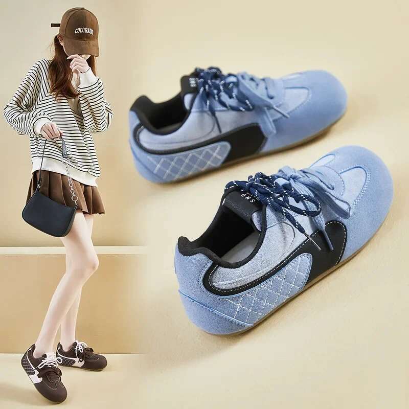 Women's Low Top Platform Skate Causal Dress Breathable Lightweight Non-Slip Sneakers Comfort Fit Walking Shoes for Lady