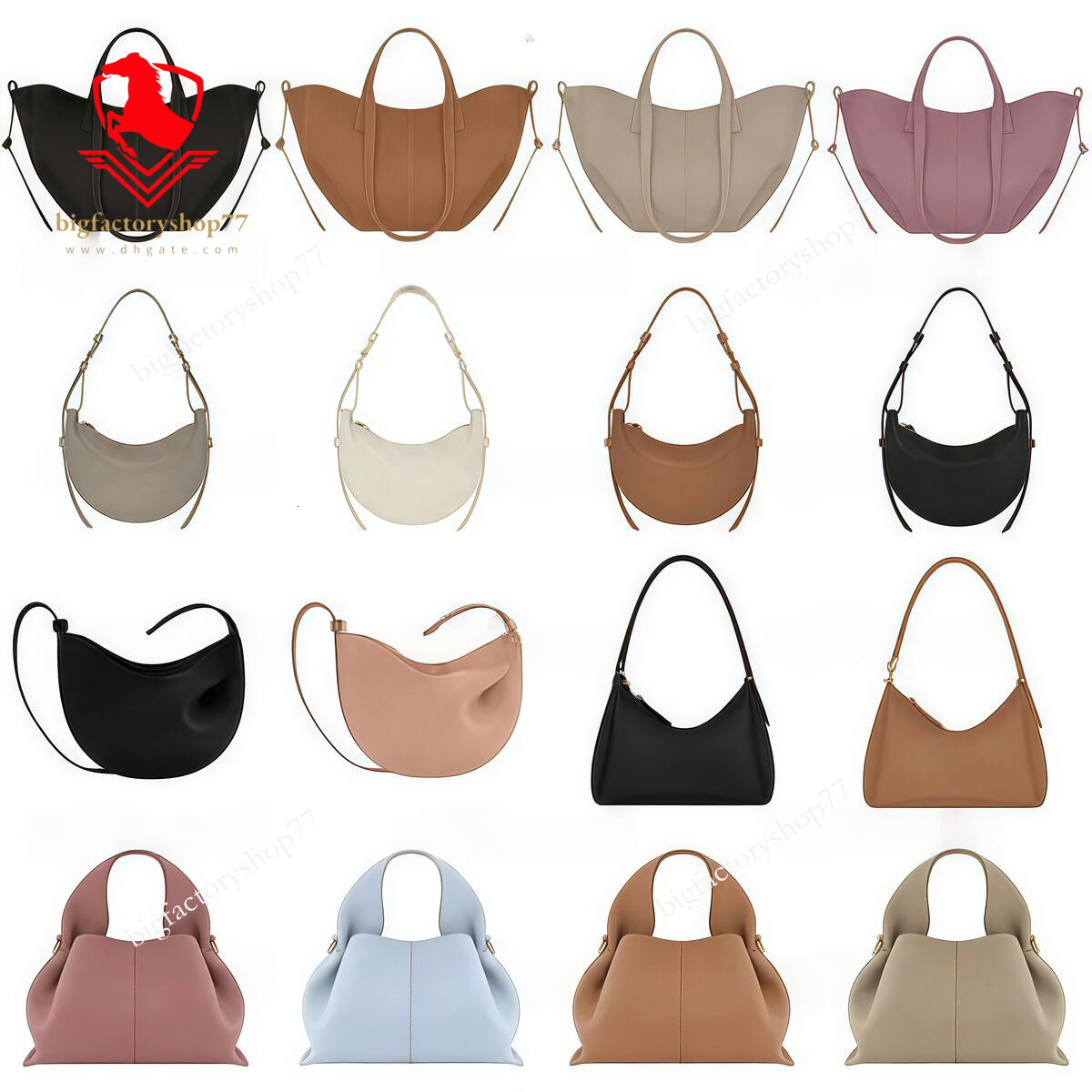 Polenly Bag Polelytotebag Leather Agenda Cover Designer Designer Moon Smooth Shoulder Underarm Fashion Women Tonca Cross Body Mini For Women Hobo Bag