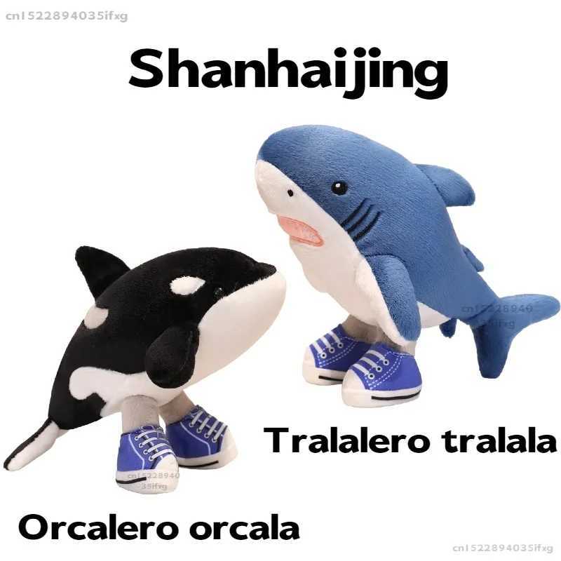 Tralalelo Tralala Plush Italian Al Tralalero Tralala Plush Doll Orcalero Orcala Plush Toy With Shoes 2 Styles Shanhaijing Doll G251120