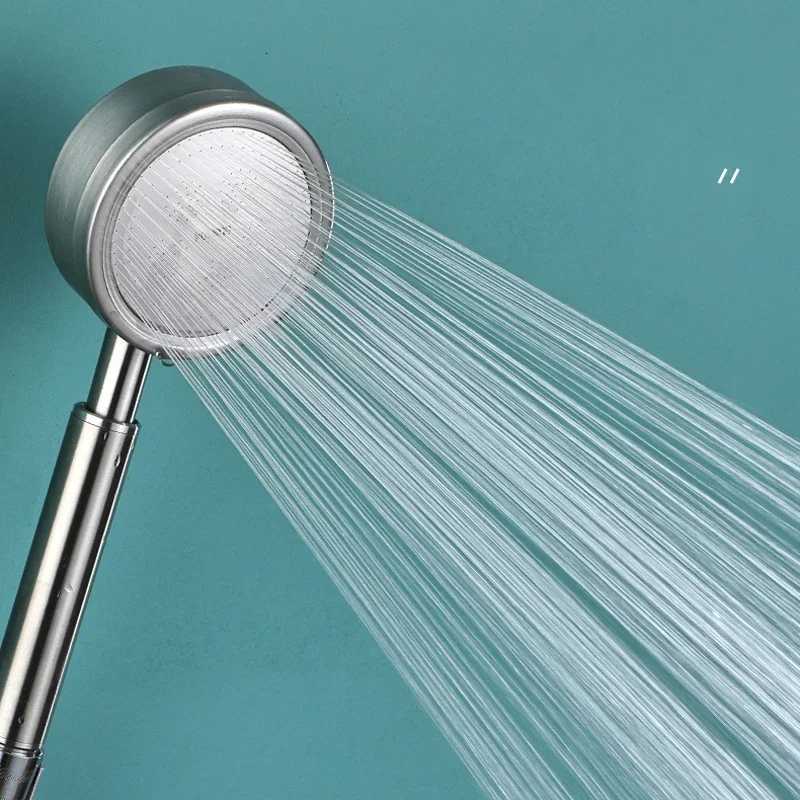 Supercharged Rainfall Showerhea d304 Stainless Steel Bathroom Handheld Shower Head High Pressure Water Saving Sprayer NozzleM251120