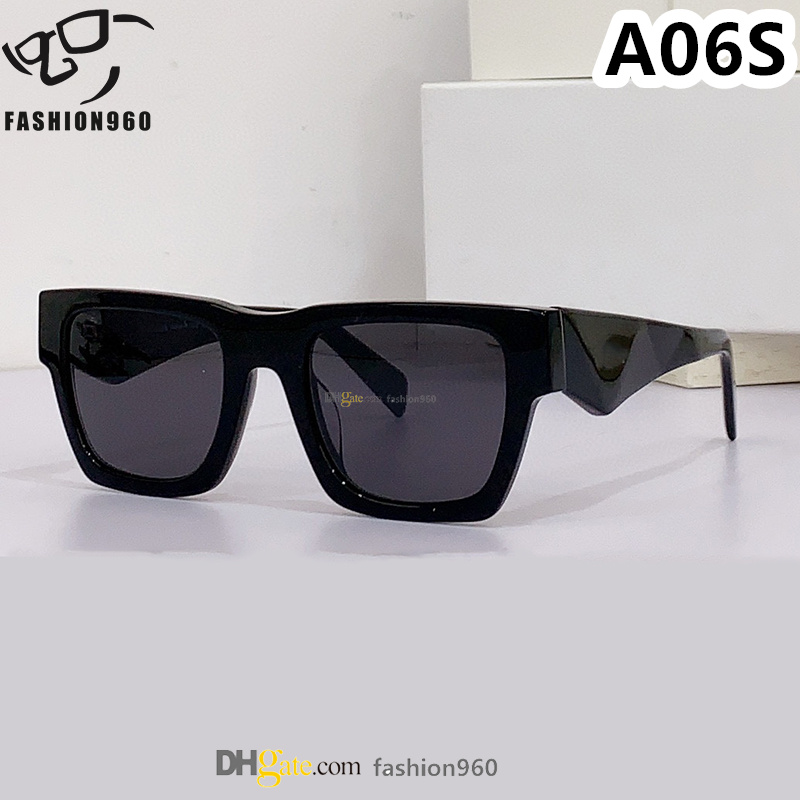 2025 Designer Men Sunglasses for Women Nylon lens luxury Square Acetate outdoor driving Shades gafas De Sol gafas Triangular signature Lunette zonnebril A06S