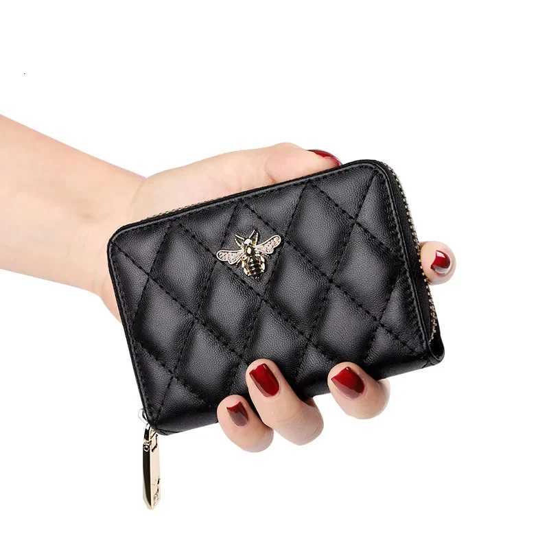 Wallet womens leather new womens card bag short anti-theft brush small pocket purse money clip fashion womens bagW251120