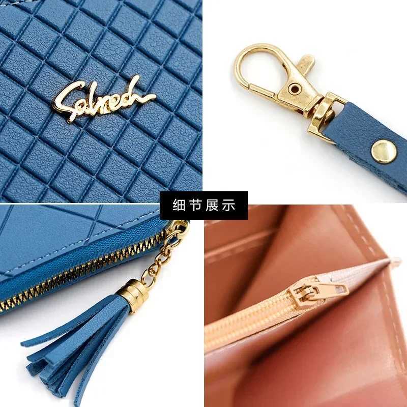 Women Wallet Zipper PU Leather Coin Purse Card Holder Long Clutch Wallet Large Capacity Lady Phone Pouch HandBags Money PocketW251120