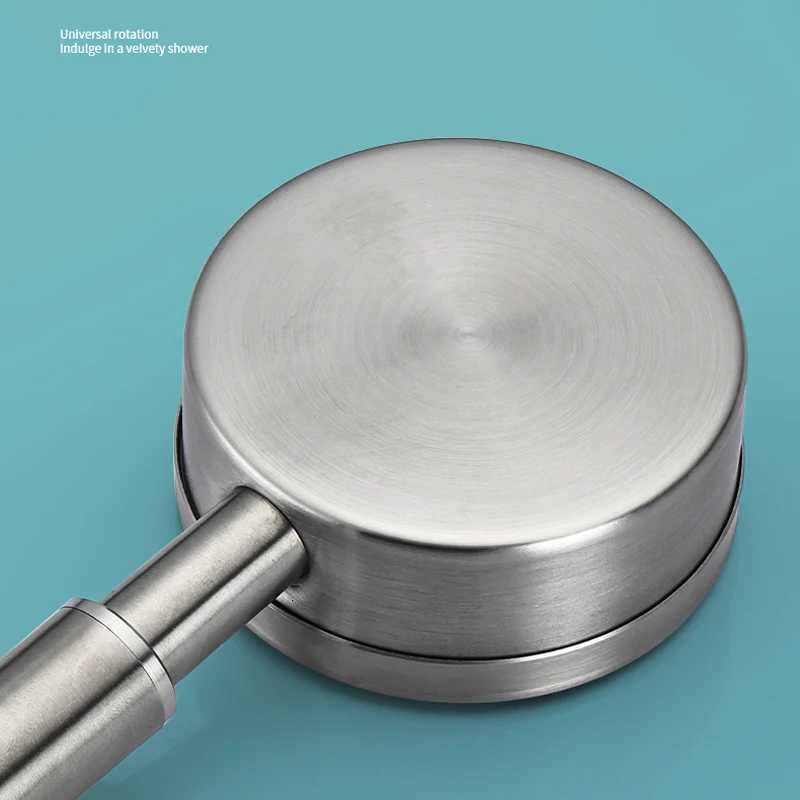 Supercharged Rainfall Showerhea d304 Stainless Steel Bathroom Handheld Shower Head High Pressure Water Saving Sprayer NozzleM251120
