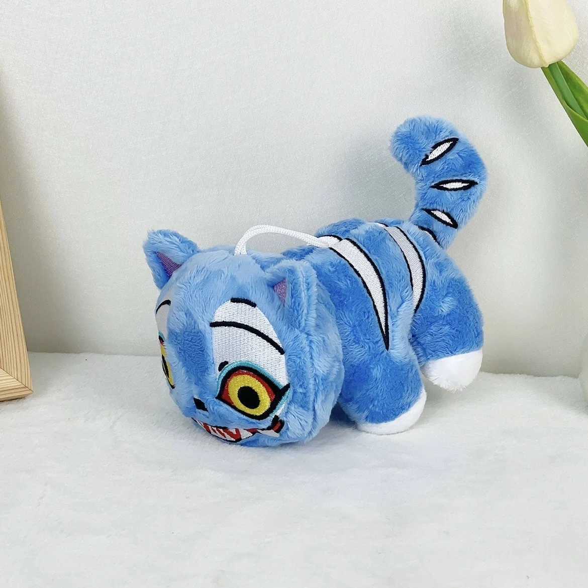 TreasuringU New hot Kpop Demon Plush Toys Game Hunters Tiger Stuffed Toy Doll Blue Tiger Animals Plushie Birthday Gifts G251120