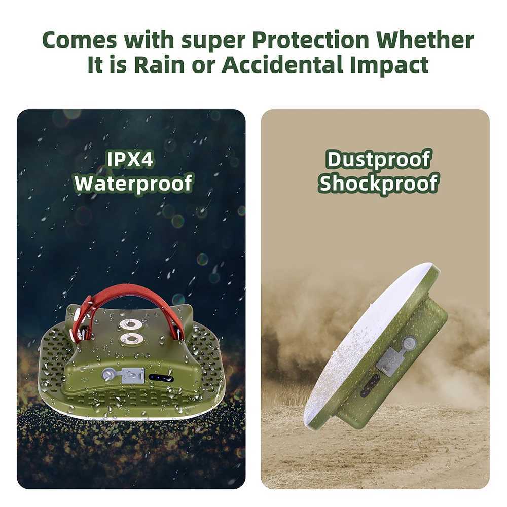 MOSLIGHTING13500mAh LED rechargeable camping light portable flashlight with magnet fashionable tent light work and maintenance emergency lighting Y250