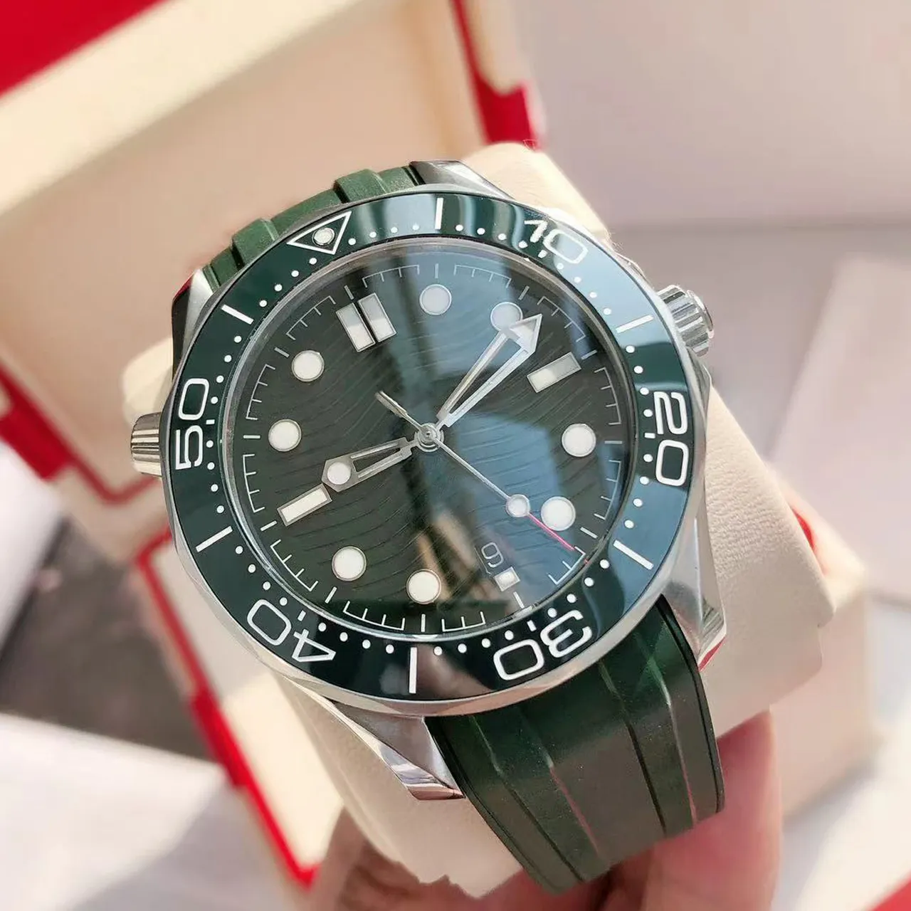 Mens Watch High Quality 42MM Luxury Watches Ceramic Bezel Sapphire Glass Automatic Mechanical Movement Master Stainless Steel Luminous Man Watch Designer