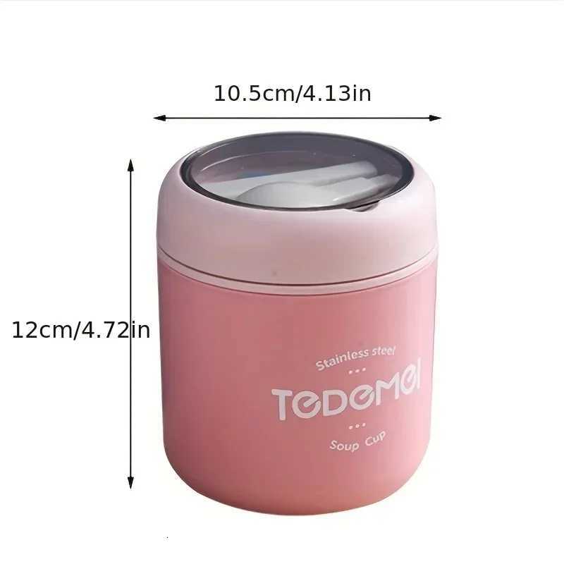 2 Tiers Thermos Lunch Box Insulated Soup Cup Thermal Containers Lunch Box Stainless Steel Bento Box Thermo Keep Warm for StudentM251121