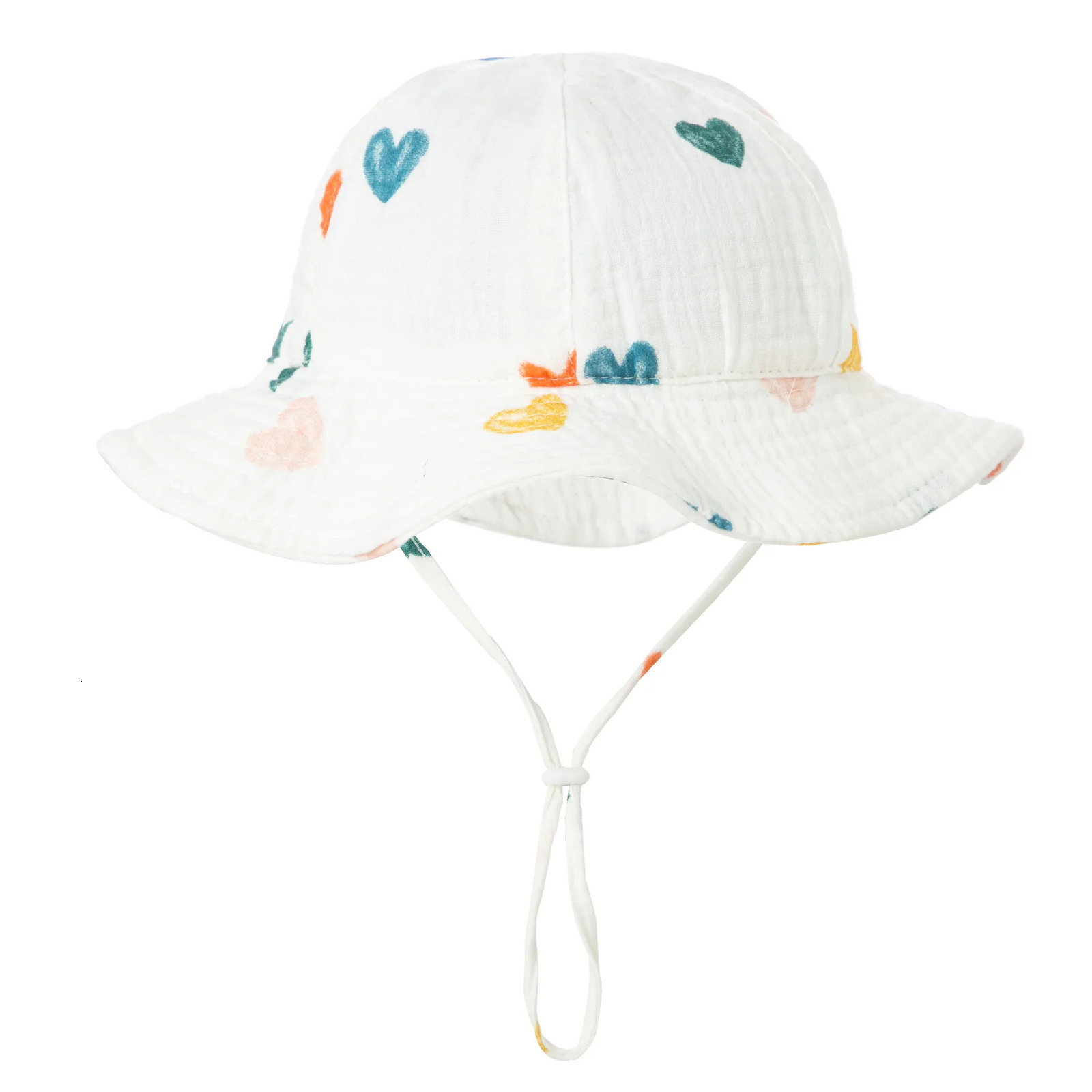 Baby Cotton Bucket Hat Childrens Sunscreen Outdoor Boys and Girls Print Panama Neutral Beach Fishing 312 Months 250414z